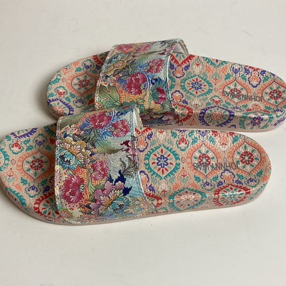 Johnny Was Pearce Wave Pool Slide Sandal  Size 10 - Picture 15 of 16